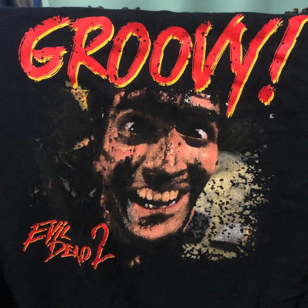 Evil Dead 2 Rock Rebel Horror Groovy Shirt Goth
